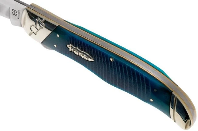 Rough Ryder Black & Blue Folding Hunter RR2117 Pocket Knife 8 Rough Ryder Black & Blue Folding Hunter RR2117 Pocket Knife - Image 6