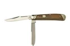 Rough Ryder Brown Burlap Trapper RR2330, Pocket Knife