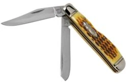 Rough Ryder Mini Trapper Amber Bone RR948 Slipjoint Pocket Knife
