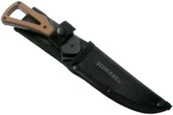 Schrade Fixed Knife 4" Drop Point 1124286 Tan & Black FRN Pocket Knife -Chic Knife Store SC1124286 06 schrade