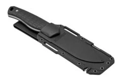 Schrade Exertion Drop Point Knife 1159309, Black Fixed Knife -Chic Knife Store SC1159309 06 schrade