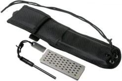 Schrade Frontier Fixed Blade SCHF38, 1095 Carbon Steel, Fixed Knife With Sharpening Stone & Firesteel -Chic Knife Store SCHF38 08 schrade