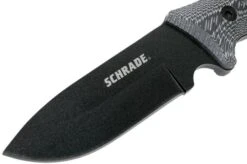 Schrade Frontier 5" Fixed Blade SCHF51M Micarta, 1095 Carbon Steel, Fixed Knife With Sharpening Stone & Firesteel -Chic Knife Store SCHF51M 03 schrade