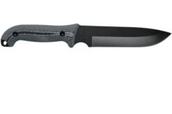 Schrade Frontier 7" Fixed Blade SCHF52M Micarta, 1095 Carbon Steel, Fixed Knife With Sharpening Stone & Firesteel -Chic Knife Store SCHF52M 02 schrade