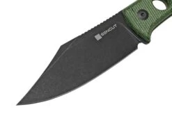 SENCUT Waxahachie SA11C Green Micarta Fixed Knife 10 SENCUT Waxahachie SA11C Green Micarta Fixed Knife -Chic Knife Store SESA11C 03 sencut