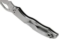 Spyderco Harrier 2 Stainless BY01PS2 Partly Serrated Pocket Knife -Chic Knife Store SPBY01PS2 05 spyderco