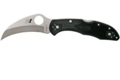 Spyderco Tasman Salt 2 C106PBK2 Plain Edge Pocket Knife, Black