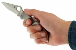 Spyderco Delica 4 SS, C11PS -Chic Knife Store SPC11PS 06 spyderco delica 4 rvs spc11ps d6