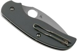 Spyderco Sage 1 C123GPGY Cool Grey G10, Maxamet Pocket Knife -Chic Knife Store SPC123GPGY 04 spyderco