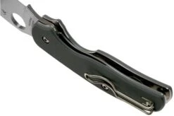 Spyderco Sage 1 C123GPGY Cool Grey G10, Maxamet Pocket Knife -Chic Knife Store SPC123GPGY 05 spyderco