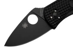 Spyderco Ambitious Lightweight Black C148PBBK Pocket Knife -Chic Knife Store SPC148PBBK 03 spyderco