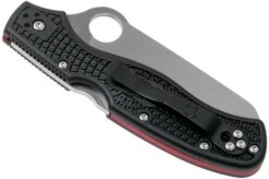 Spyderco Rescue 3 Thin Red Line C14FSBKRD3 Serrated Rescue Knife -Chic Knife Store SPC14FSBKRD3 04 spyderco