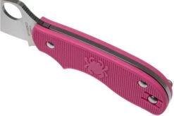 Spyderco Squeak Pink C154PPN Pocket Knife -Chic Knife Store SPC154PPN 06 spyderco