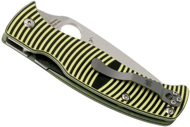Spyderco Caribbean C217GP Pocket Knife, Sal Glesser Design 6 Spyderco Caribbean C217GP Pocket Knife, Sal Glesser Design - Image 4