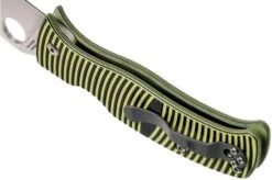 Spyderco Caribbean C217GP Pocket Knife, Sal Glesser Design 14 Spyderco Caribbean C217GP Pocket Knife, Sal Glesser Design -Chic Knife Store SPC217GP 05 spyderco