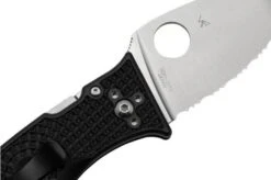 Spyderco Lil' Temperance 3 Lightweight C69SBK3 Serrated Pocket Knife, Sal Glesser Design -Chic Knife Store SPC69SBK3 05 spyderco