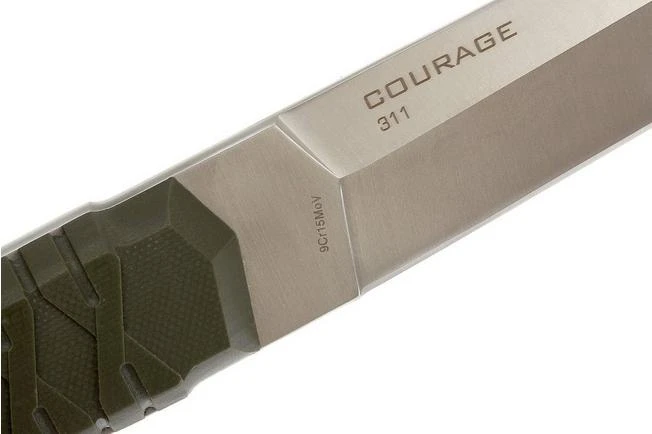 Steel Will Courage 311 Fixed Knife, Green 6 Steel Will Courage 311 Fixed Knife, Green - Image 4