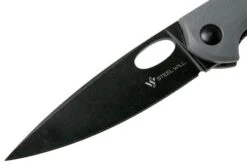 Steel Will Sedge F19M-20 Black, Grey Pocket Knife -Chic Knife Store SWK F19M 20 03 steel will knives