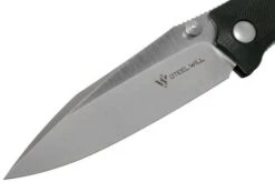 Steel Will Gienah F53-01 Black, Satin Pocket Knife -Chic Knife Store SWK F53 01 03 steel will knives
