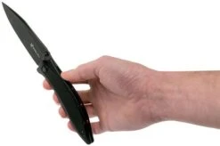 Steel Will Gienah F53-18 Black, Blackwashed Pocket Knife -Chic Knife Store SWK F53 18 08 steel will knives