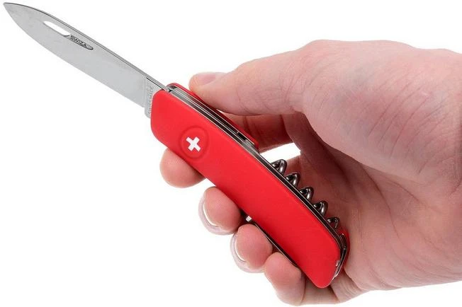 Swiza D03 Swiss Pocket Knife - Red 10 Swiza D03 Swiss Pocket Knife - Red - Image 8