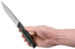 TRC Knives This Is Freedom, Black Canvas Micarta Outdoor Knife -Chic Knife Store TI TIF MICBK 06 trc knives