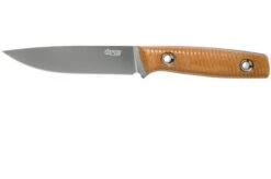 TRC Knives This Is Freedom, Brown Canvas Micarta Outdoor Knife