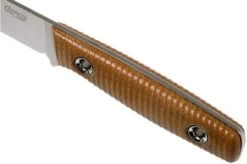 TRC Knives This Is Freedom, Brown Canvas Micarta Outdoor Knife -Chic Knife Store TI TIF MICBR 05 trc knives