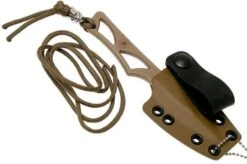 Spartan Blades Enyo Flat Dark Earth Neck Knife, SB2DE 15 Spartan Blades Enyo Flat Dark Earth Neck Knife, SB2DE -Chic Knife Store USSB2DE 07 spartan blades ussb2de 07