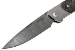 Viper Key VA5978FCB Bolster Damascus Copper Carbon Fibre Pocket Knife -Chic Knife Store VPVA5978FCB 03 viper