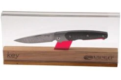 Viper Key VA5978FCB Bolster Damascus Copper Carbon Fibre Pocket Knife -Chic Knife Store VPVA5978FCB 10 viper