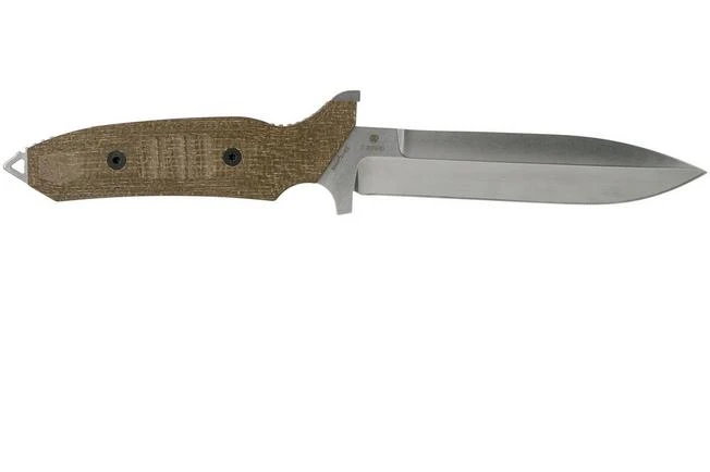 Viper Fearless VT4018CG Sleipner Stonewashed, Green Canvas Micarta, Fixed Knife, Rumici Design 4 Viper Fearless VT4018CG Sleipner Stonewashed, Green Canvas Micarta, Fixed Knife, Rumici Design - Image 2