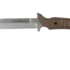 Viper Fearless VT4018CM Sleipner Stonewashed, Brown Canvas Micarta, Fixed Knife, Rumici Design