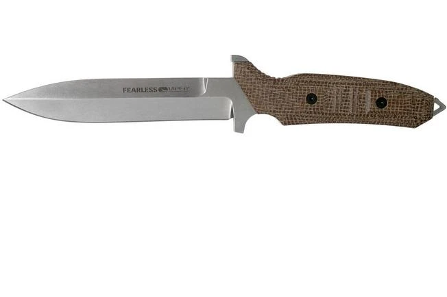 Viper Fearless VT4018CM Sleipner Stonewashed, Brown Canvas Micarta, Fixed Knife, Rumici Design 3 Viper Fearless VT4018CM Sleipner Stonewashed, Brown Canvas Micarta, Fixed Knife, Rumici Design