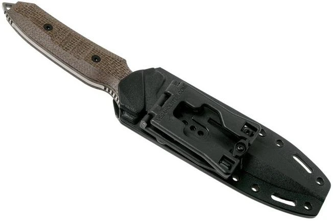 Viper Fearless VT4018CM Sleipner Stonewashed, Brown Canvas Micarta, Fixed Knife, Rumici Design 9 Viper Fearless VT4018CM Sleipner Stonewashed, Brown Canvas Micarta, Fixed Knife, Rumici Design - Image 7