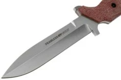 Viper Fearless VT4018CR Sleipner Stonewashed, Red Canvas Micarta, Fixed Knife, Rumici Design -Chic Knife Store VPVT4018CR 03 viper