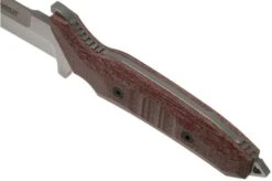 Viper Fearless VT4018CR Sleipner Stonewashed, Red Canvas Micarta, Fixed Knife, Rumici Design -Chic Knife Store VPVT4018CR 05 viper