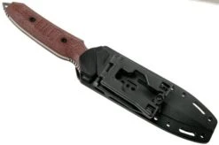 Viper Fearless VT4018CR Sleipner Stonewashed, Red Canvas Micarta, Fixed Knife, Rumici Design -Chic Knife Store VPVT4018CR 07 viper