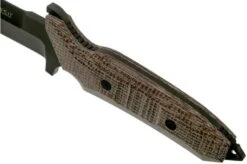 Viper Fearless VT4020CM Sleipner DLC, Brown Canvas Micarta, Fixed Knife, Rumici Design -Chic Knife Store VPVT4020CM 05 viper