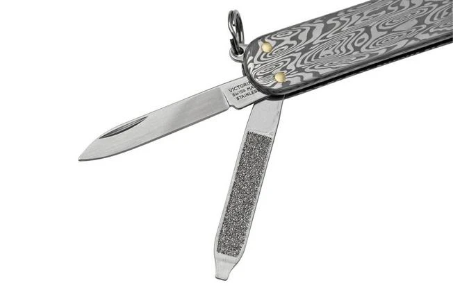 Victorinox Classic SD Brilliant, Damast, 0.6221.34 Swiss Pocket Knife 5 Victorinox Classic SD Brilliant, Damast, 0.6221.34 Swiss Pocket Knife - Image 3
