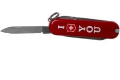 Victorinox Classic ‘The Gift’, I Love You, Red 0.6233.851 Swiss Pocket Knife -Chic Knife Store VT0 6223 851 03 victorinox