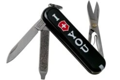 Victorinox Classic ‘The Gift’, I Love You, Black 0.6233.853 Swiss Pocket Knife