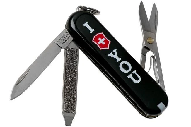 Victorinox Classic ‘The Gift’, I Love You, Black 0.6233.853 Swiss Pocket Knife 3 Victorinox Classic ‘The Gift’, I Love You, Black 0.6233.853 Swiss Pocket Knife