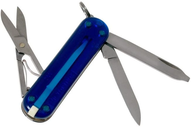 Victorinox Classic SD Translucent Colours, Deep Ocean 0.6223.T2G Swiss Pocket Knife 4 Victorinox Classic SD Translucent Colours, Deep Ocean 0.6223.T2G Swiss Pocket Knife - Image 2