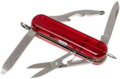 Victorinox Midnite Manager, Swiss Pocket Knife, Transparant Red -Chic Knife Store VT0 6366 T 02 victorinox vt0 6366 t 02