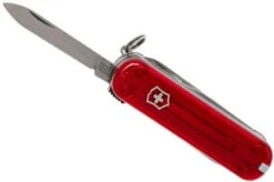 Victorinox Nail Clip 580, Swiss Pocket Knife, Transparant Red -Chic Knife Store VT0 6463 T 04 victorinox vt0 6463 t 04