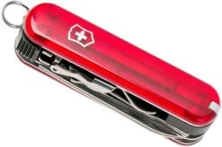 Victorinox Nail Clip 580, Swiss Pocket Knife, Transparant Red -Chic Knife Store VT0 6463 T 07 victorinox vt0 6463 t 07