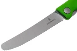 Victorinox SwissClassic 6.7836.F4B Serrated Foldable Vegetable Knife, Green -Chic Knife Store VT6 7836 F4B 03 victorinox