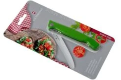 Victorinox SwissClassic 6.7836.F4B Serrated Foldable Vegetable Knife, Green -Chic Knife Store VT6 7836 F4B 07 victorinox
