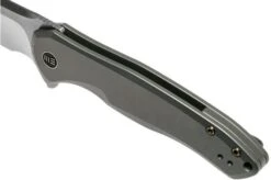 WE Knife Kitefin 2001H Grey Titanium Pocket Knife -Chic Knife Store WK2001H 07 we knife